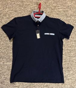 Navy polo shirt