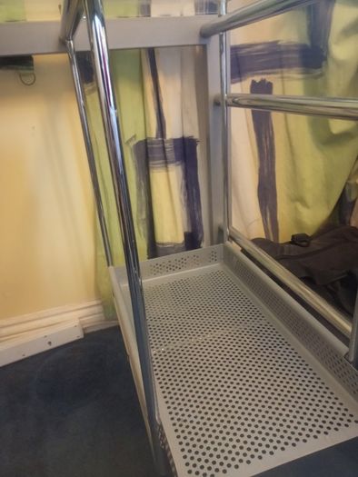 Large Glass Top Home Office Desk - Very Good Condition