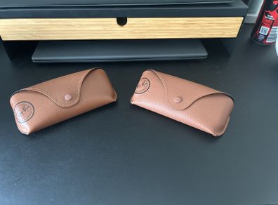 Rayban Case x2 with cloths