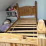 Single bed solid pine wood Image 2