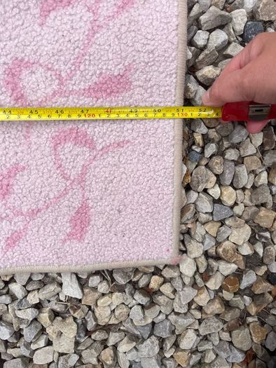 Girls Pink bedroom rug
