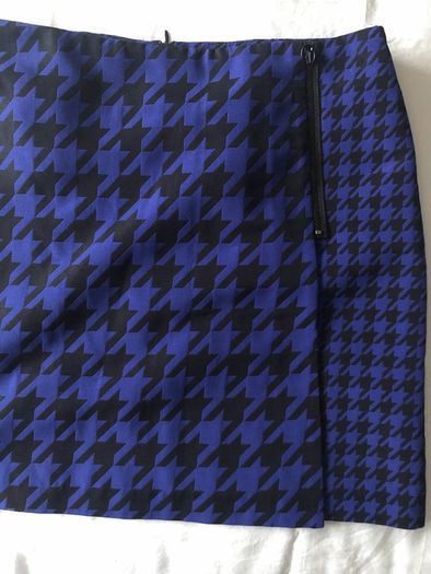 Royal Blue & Black Skirt M&S BNWT