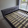 EZ Living 5ft King Size Velvet Sleigh Bed Frame Image 4