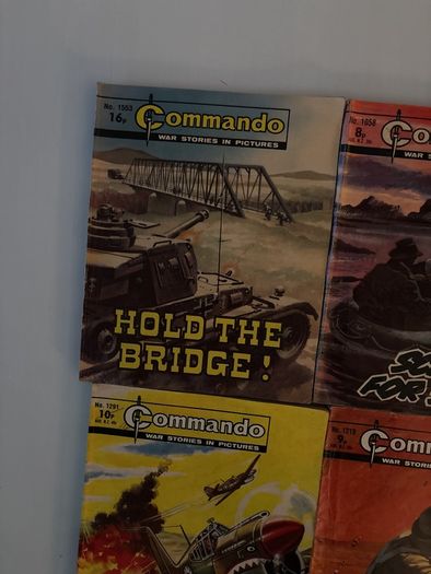 Commando graphic war books x 4