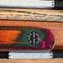 Mark Richard's pool cue + case + taom chalk Image 6