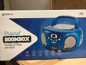 Blue Portable CD Player Radio
