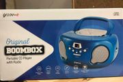 Blue Portable CD Player Radio