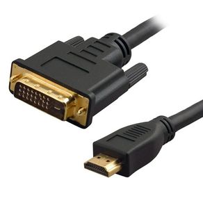 HDMI-compatible to DVI Cable 1m Male 24+1 DVI-D Male Adapter Gold Plated 1080P for HDTV DVD Projector PlayStation 4 PS4/3 TV BOX