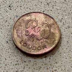 Vintage R & W (ruffler & Walker,london) Brass Gaming/amusement/vending Token
