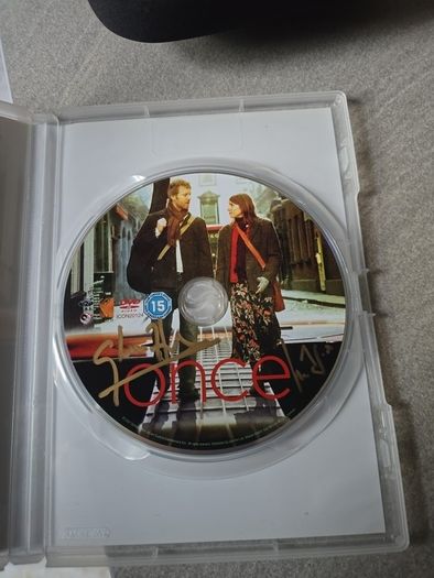 Glen hansard and marketa irglova signed Once dvd