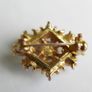 Vintage Crystal Snowflake Brooch Image 5