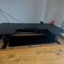 VIVO 122cm Height Adjustable Large Stand Up Desk Converter, V Series, Quick Sit to Stand Tabletop Dual Monitor Riser Workstation, Black, DESK-V048V Image 5