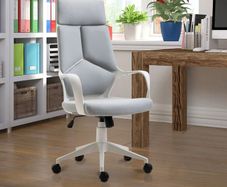 Ergonomic Office Chair Breathable Mesh Fabric 360 Swivel Computer Home with Wheels, Grey