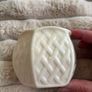 Vintage Belleek Country Trellis Lily Votive Candle Holder / Ring Dish - 9th Blue Mark 1997-99 Image 8