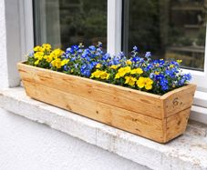 Meter Long Planters for small flowers / herbs