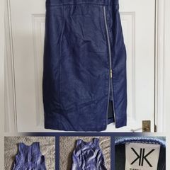 Faux Leather dress,KK