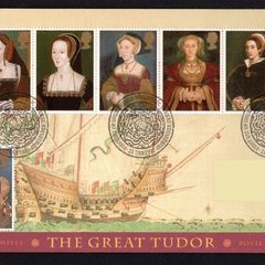 1997 Great Britain 450th Anniversary of Death of King Henry VIII Commemorative Stamps Royal Mail Addressed First Day Cover (FDC).