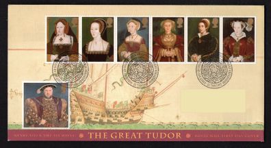 1997 Great Britain 450th Anniversary of Death of King Henry VIII Commemorative Stamps Royal Mail Addressed First Day Cover (FDC).