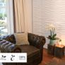 Wall Decor - Eco Friendly 3D Wall Panels / 3D Decorative Wall Tiles - Dutch Design - 100 Percent Natural 3D Wallpaper  50x50 cm  12 Panels Image 5