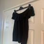 Primark Black Off Shoulder Button Up Top Image 10