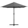 Outdoor Parasol with Aluminium Pole Anthracite Image 3