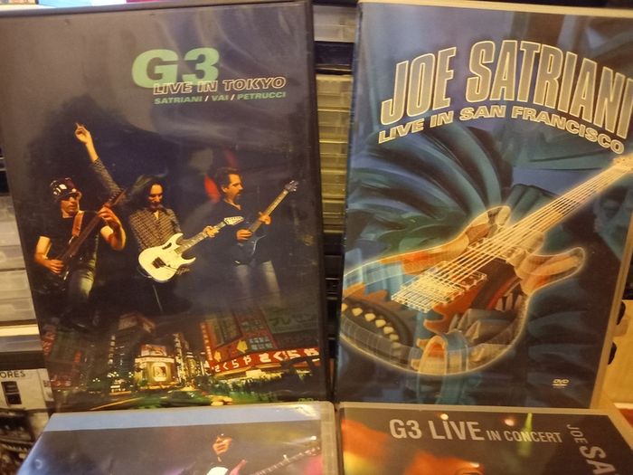 G3 Joe Satriani Live Dvd Bundle Collection Eric Johnson Steve Vai Yngwie Malmsteen Guitar Rock Music