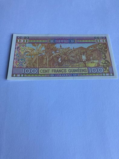 Rare Guinee Republic Banknote - 100 Francs