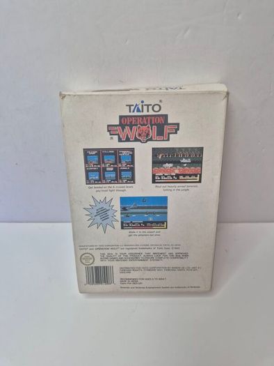 Operation Wolf (NES) - 100% Complete CIB Boxed - PAL UKV (Play Tested)