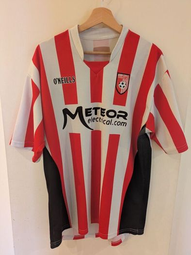 Vintage 2009  Derry City Home jersey Shirt O'Neills League of Ireland