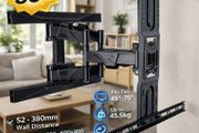 TV Mount Bracket Tilt Swivel Full Motion Feature Wall 45-75"