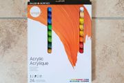 Simply Acrylic Paint Set 24 x 12ml Assorted Colours Daler Rowney NEW