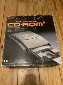 PC engine super CD rom 2 console