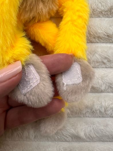 Nature Planet Re-pets Plush Monkey Hanging Yellow approx. 25 cm. Used Please see photos