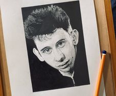 Shane MacGowan Drawing