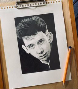 Shane MacGowan Drawing
