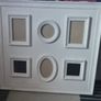 Large White Antique Style Photo Frame Image 4