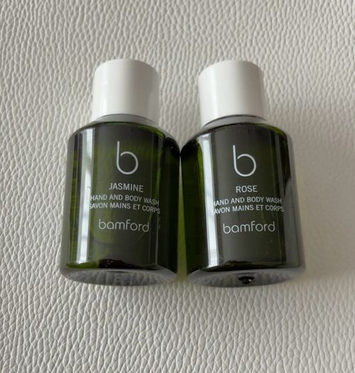 Bamford hand and body wash Jasmine 50ml & Rose 50ml