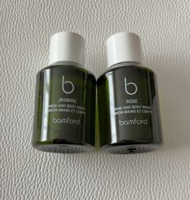 Bamford hand and body wash Jasmine 50ml & Rose 50ml