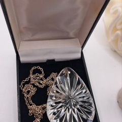 waterford teardrop pendant necklace