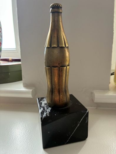Rare Coca Cola Brass Bottle