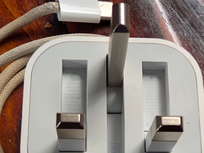 genuine 20W apple charger + genuine apple usb C to usb C cable