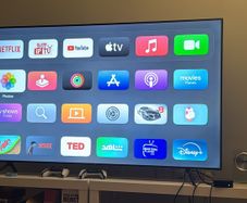 Samsung TV 65 - Slightly used - Some of stickers still on