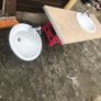 washhand basins with worktop Image 2