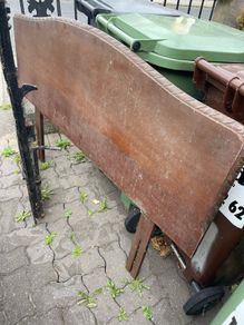 mahogony headboard