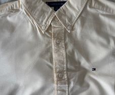 Tommy Hilfiger Cream yellow Oxford Shirt  L