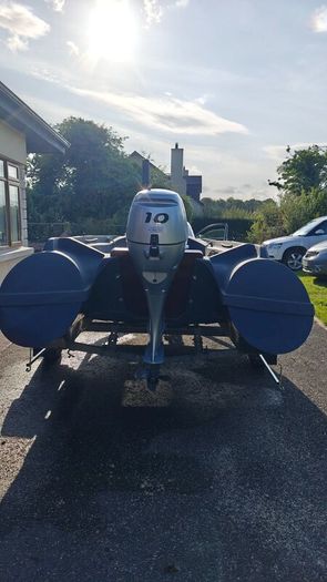 Boat, Engine and Trailer - Pioneer Steady 400