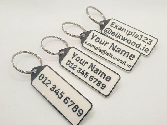 Custom Keychain Name Tags