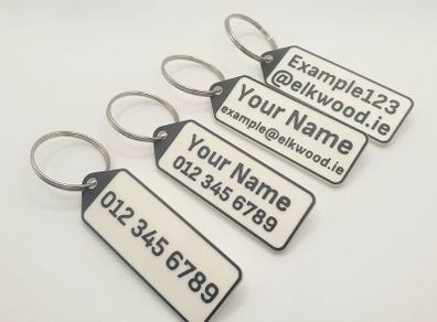 Custom Keychain Name Tags