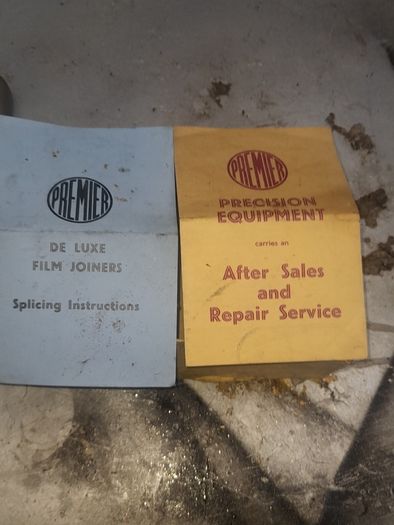 Rare Antique Camera Film Joiner with Pamphlets,
