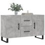 Sideboard Concrete Grey 100x36x60 cm Engineered Wood Image 3